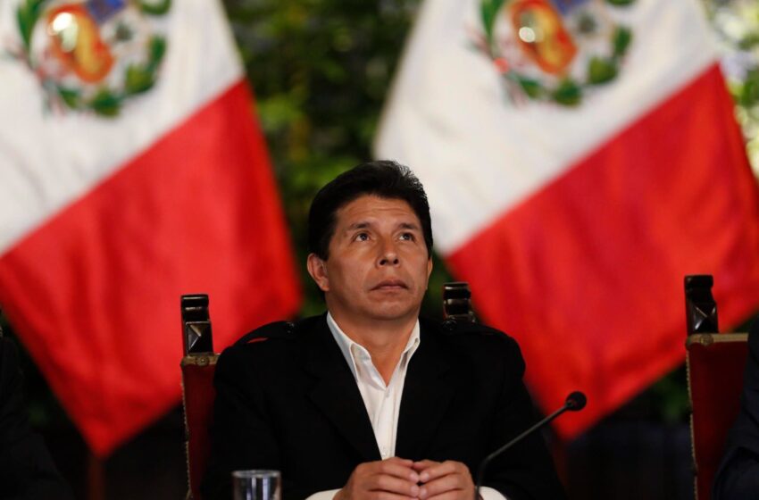  Pedro Castillo pide a Derechos Humanos su libertad y restitución como presidente de Perú